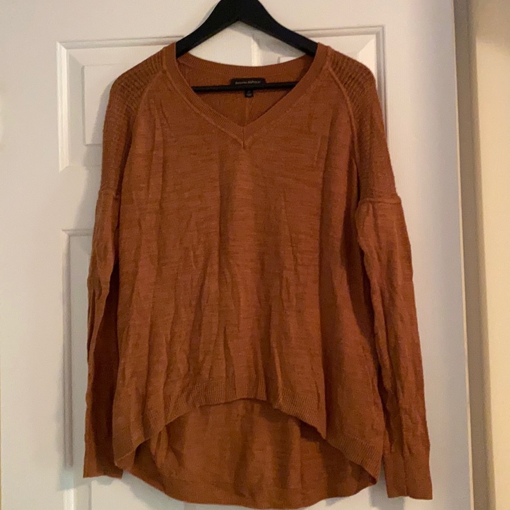 Banana Republic - Rust colored High/low sweater